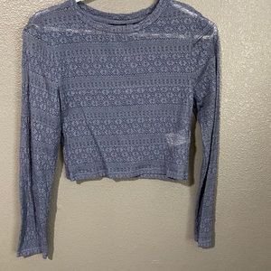 See through, long sleeve shirts